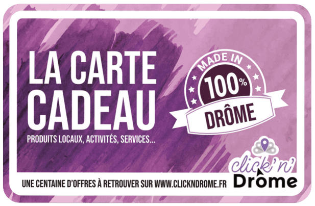 Carte cadeau Click'n'Drôme